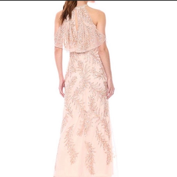 Aidan Mattox cold shoulder beaded gown - Picture 9 of 9